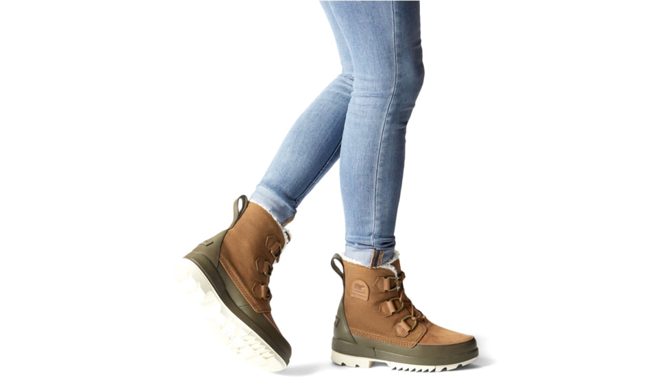 Sorel Tivoli IV Waterproof Boot - Women's, Velvet Tan, Olive Green, 7.5, 1977871-242-7.5