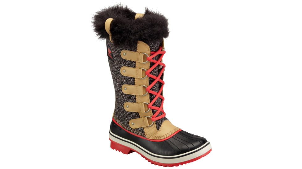 Sorel Tofino Herringbone Winter Boot - Women's -Curry/Juicy-6 US