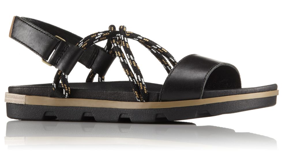Sorel Torpeda Sandal II, Womens, Black/Sahara, 9.5 US, 1776241010-9.5