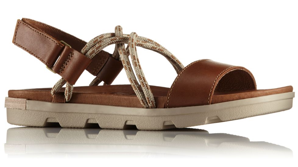 Sorel Torpeda Sandal II, Womens, Camel Brown/Ancient Fossil, 6 US, 1776241224-6