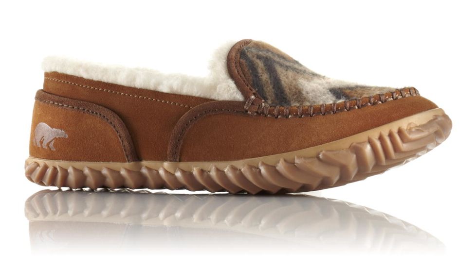 Sorel Tremblant Blanket Winter Slipper - Women's -Elk/White-11 US
