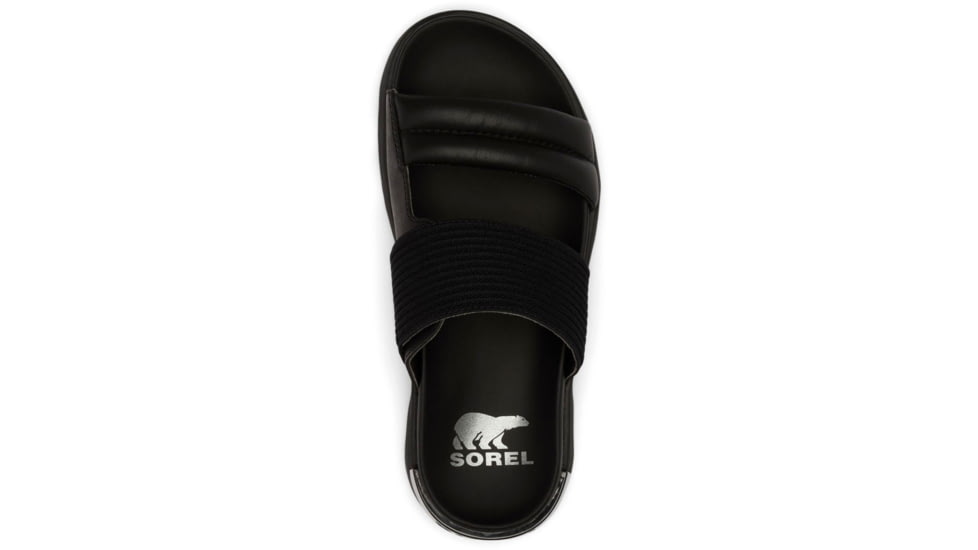 Sorel VIIbe Slide Sandals - Womens, Black/Black, 9.5 US, 2030531-010-9.5