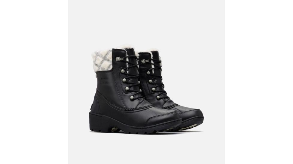 Sorel Whistler Mid Boot - Womens, Knockout-Black, Natural, 10, 1822481010-10