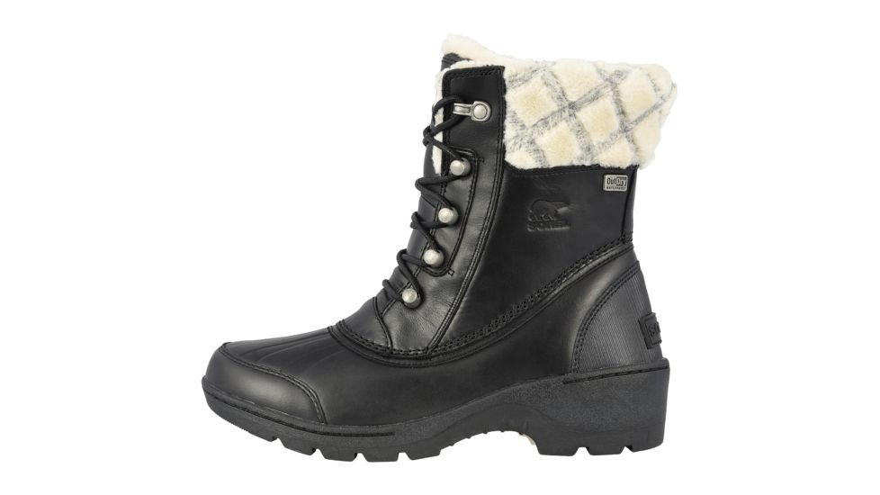 Sorel Whistler Mid Winter Boot - Womens, Black, Natural, 6, 1809081010-6