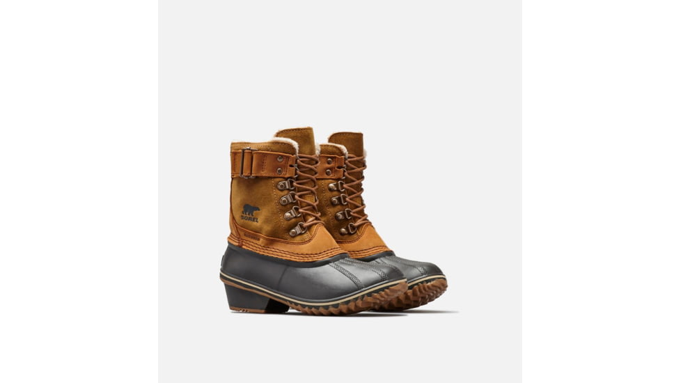 Sorel Winter Fancy Lace II Boot - Womens, Elk, Grizzly Be, 9, 1571561286-9