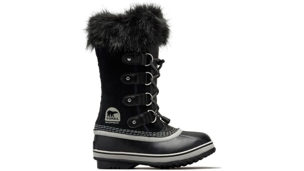 Sorel Youth Joan Of Arctic Winter Boot, Black, Oyster, 1, 1516801013-1