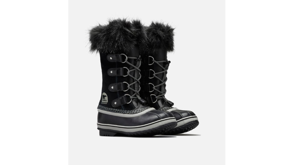 Sorel Youth Joan Of Arctic Winter Boot, Black, Oyster, 1, 1516801013-1