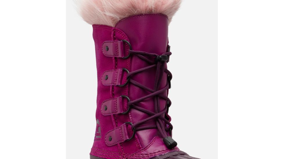 Sorel Youth Joan Of Arctic Winter Boot, Raspberry, Purp, 3, 1516801531-3