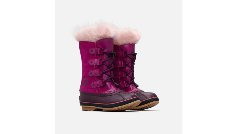Sorel Youth Joan Of Arctic Winter Boot, Raspberry, Purp, 3, 1516801531-3