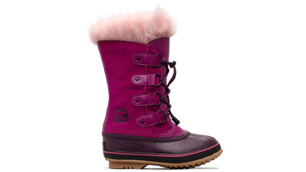 Sorel Youth Joan Of Arctic Winter Boot, Raspberry, Purp, 3, 1516801531-3
