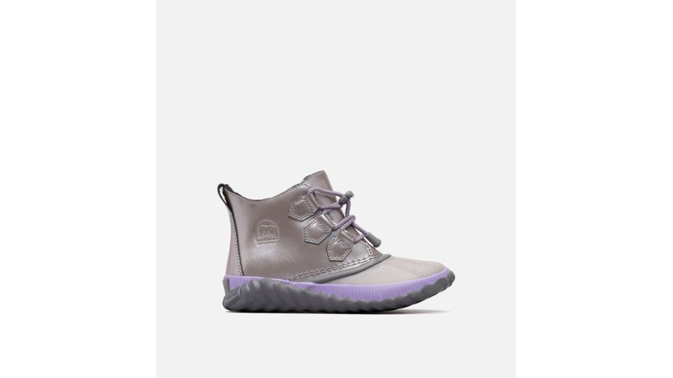 Sorel Youth Out N About Plus Shoes, Quarry, Chrome, 7, 1821151052-7