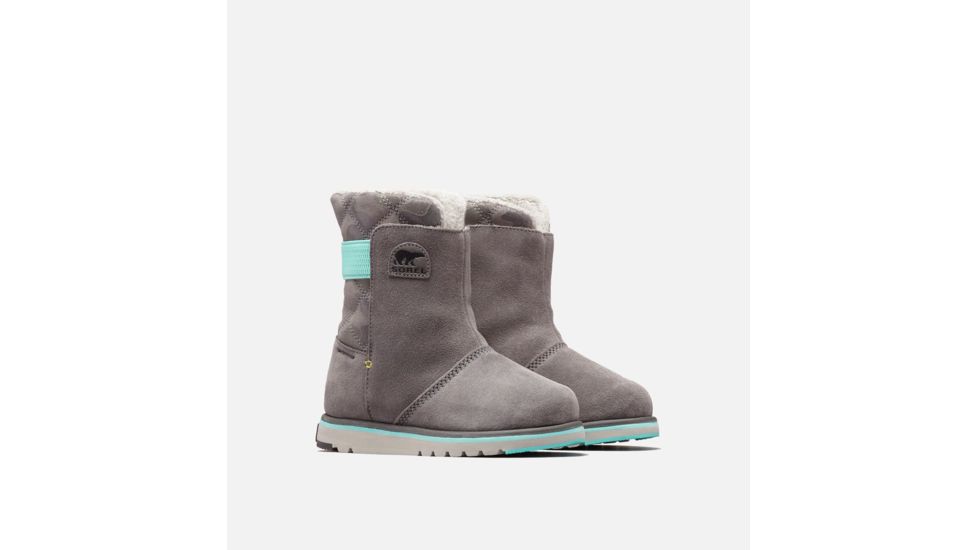 Sorel Youth Rylee Camo Boot, Quarry, Dolphin, 4, 1767751052-4