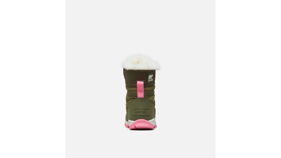 Sorel Youth Whitney Short Lace Boot, Hiker Green, Se, 7, 1767401371-7