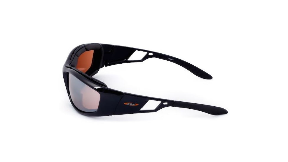 Sos Gripz Riders / Cryptic Sunglasses, Frame - Shiny Black Tr-90 / Lens - Pc Z87.1, Driver-fm
