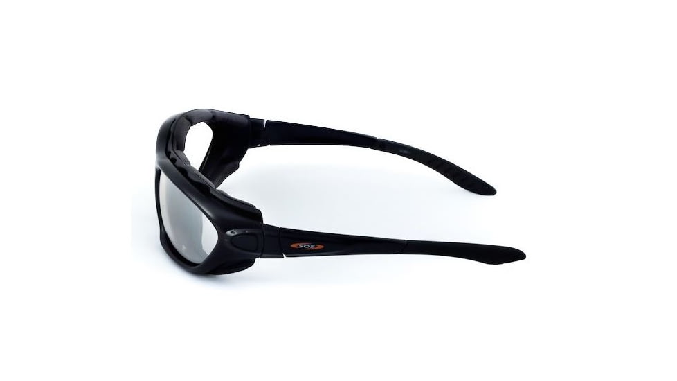 Sos Gripz Riders / Rambler Sunglasses, Frame - Matte Black Tr-90 W/ Temples And Strap / Lens - Pc Z87.1, Clear-fm