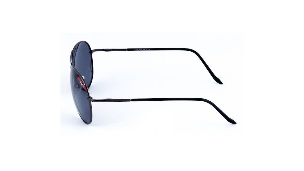 Sos Polar Max / Anchor Sunglasses, Frame - Shiny Gunmetal/black Temple, Lens - Tac Polarized Smoke 1.0mm