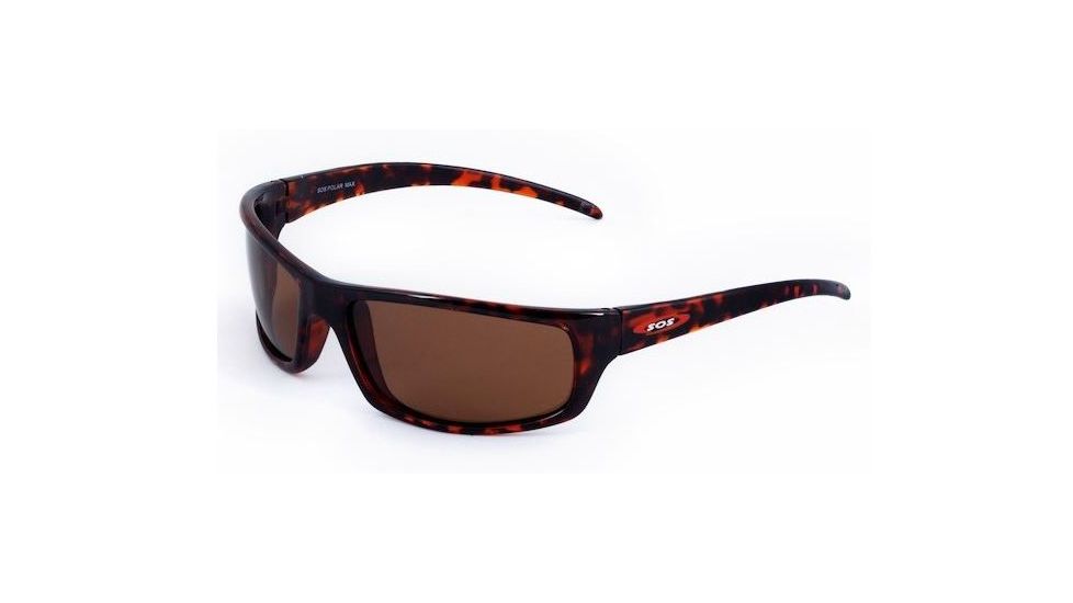 Sos Polar Max / Hammerhead Sunglasses, Frame - Shiny Dark Tortoise, Lens - Tac Polarized Brown 1.0mm