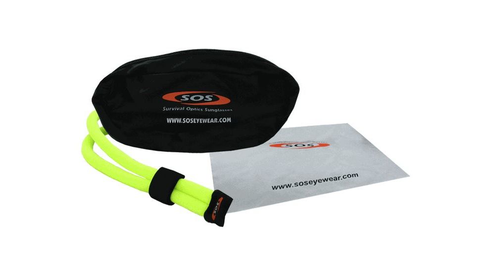 Sos Dive Optics / Belize Sunglasses, Black Frame, Brown Lens
