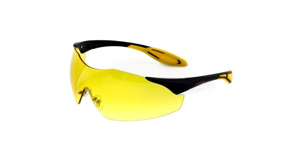 Sos Shields / Decathlon Sunglasses, Frame - Matte Black, Lens - Pc Yellow 1.8mm