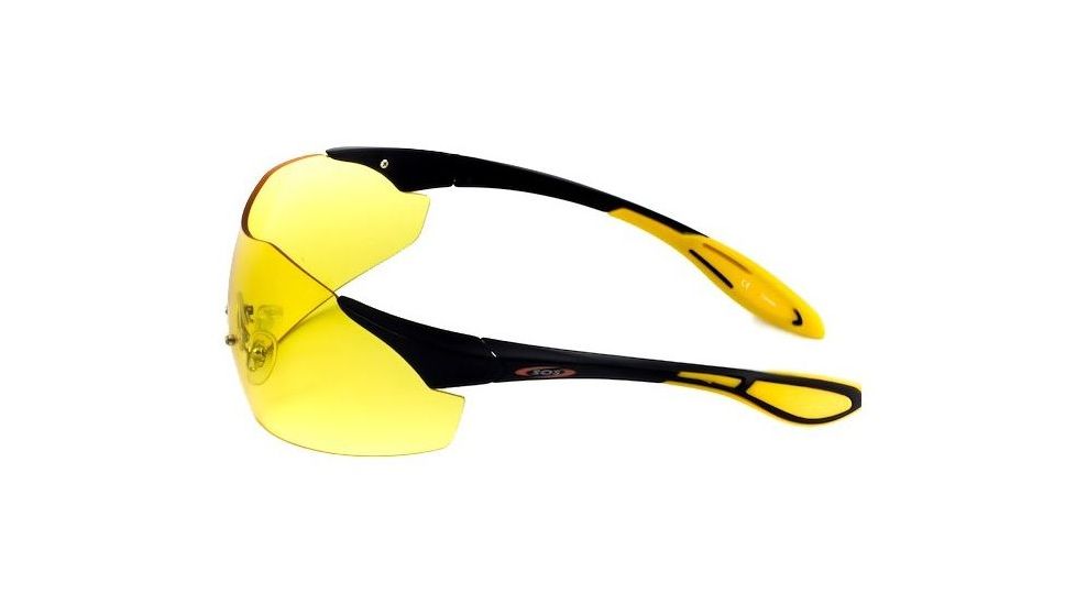 Sos Shields / Decathlon Sunglasses, Frame - Matte Black, Lens - Pc Yellow 1.8mm