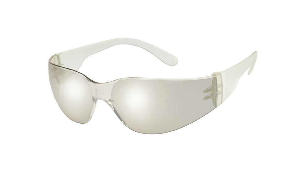 SOS Sunglasses - Starlite-Small Reader Eyeshields - Clear Mirror Lenses, Clear temple 4756