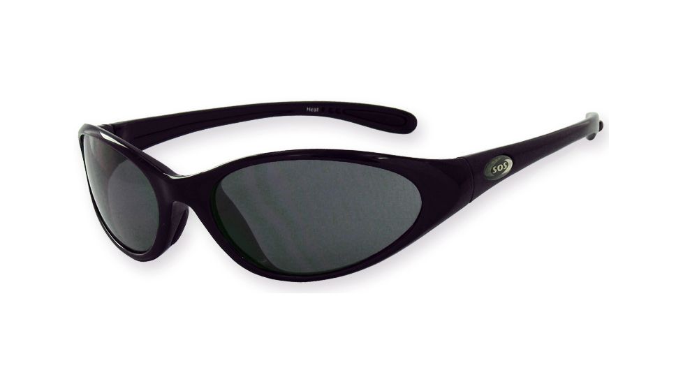 SOS Wraps / Heat Sunglasses Black 3241