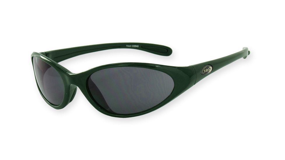 SOS Wraps / Heat Sunglasses Green 3245