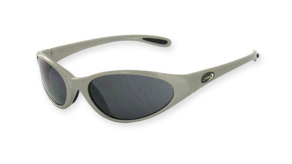 SOS Wraps / Heat Sunglasses Silver 3248