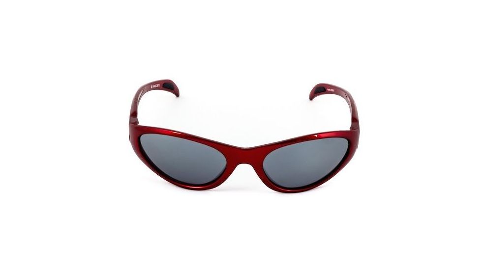 Wraps / Hydro Sunglasses, Frame - Metallic Red / Lens - Pc Smoke-fm