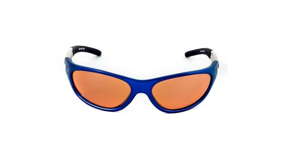 Sos Wraps / Thrasher 1 Sunglasses, Frame - Metallic Blue/silver / Lens - Pc Orange-fm