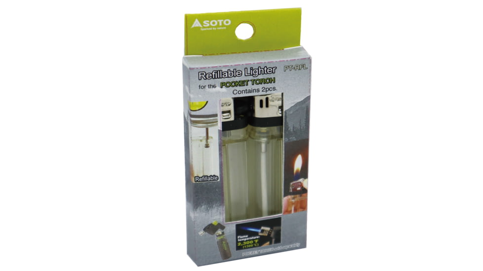 Soto Refillable Lighter, No Fuel, PT-RFL