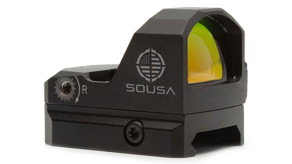 SOUSA OPTICS Raid Pistol Dot, 24mm, 3 MOA Dot, Black, Small, RPD