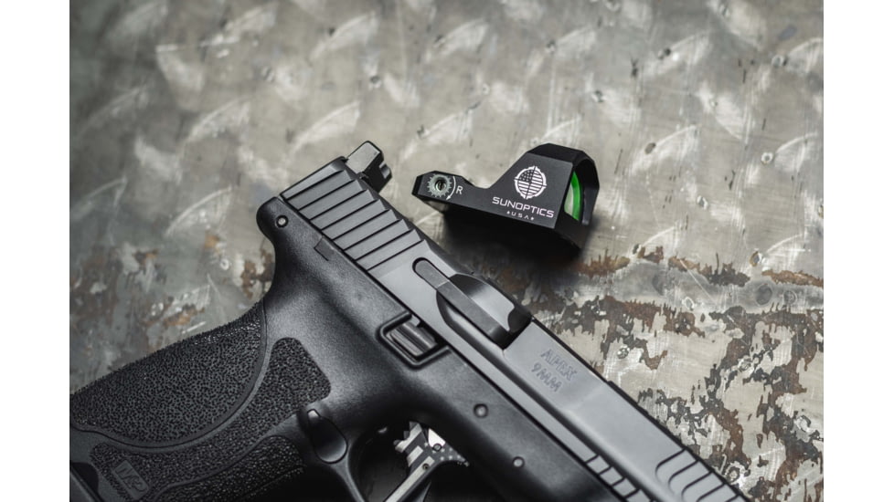 SOUSA OPTICS Raid Pistol Dot, 24mm, 3 MOA Dot, Black, Small, RPD