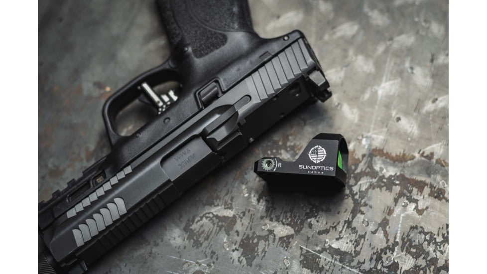 SOUSA OPTICS Raid Pistol Dot, 24mm, 3 MOA Dot, Black, Small, RPD