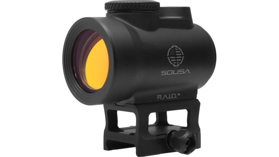 SOUSA OPTICS Raid Red Dot, 1x30mm, Red Dot Reticle, Black, Small, RRD