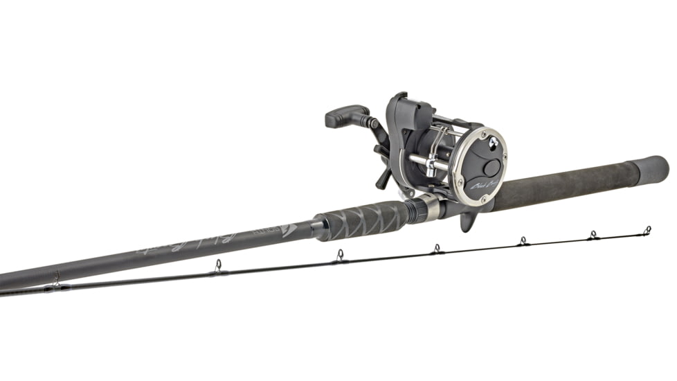 South Bend Black Beauty 8'6in Medium Heavy Downrigger Trolling Combo, BB230/DR86MH