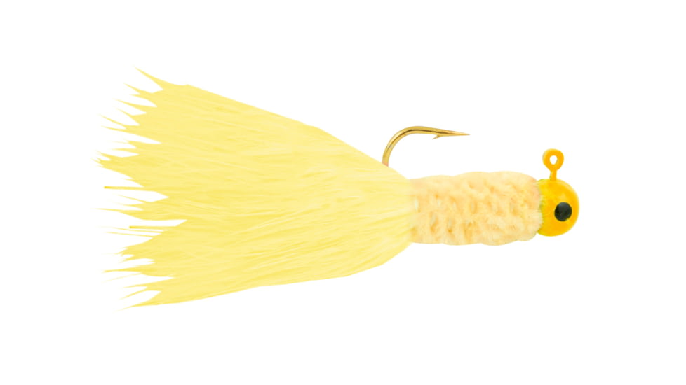 South Bend Crappie Jig 1/8oz Yellow 3pk, CRA-18Y