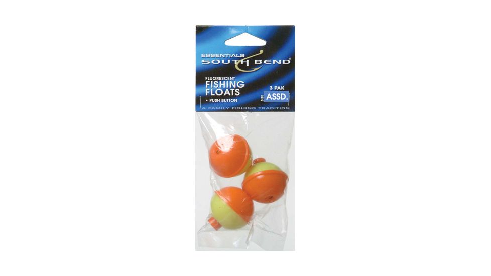South Bend Float Snap On Red/wht 3pk F8