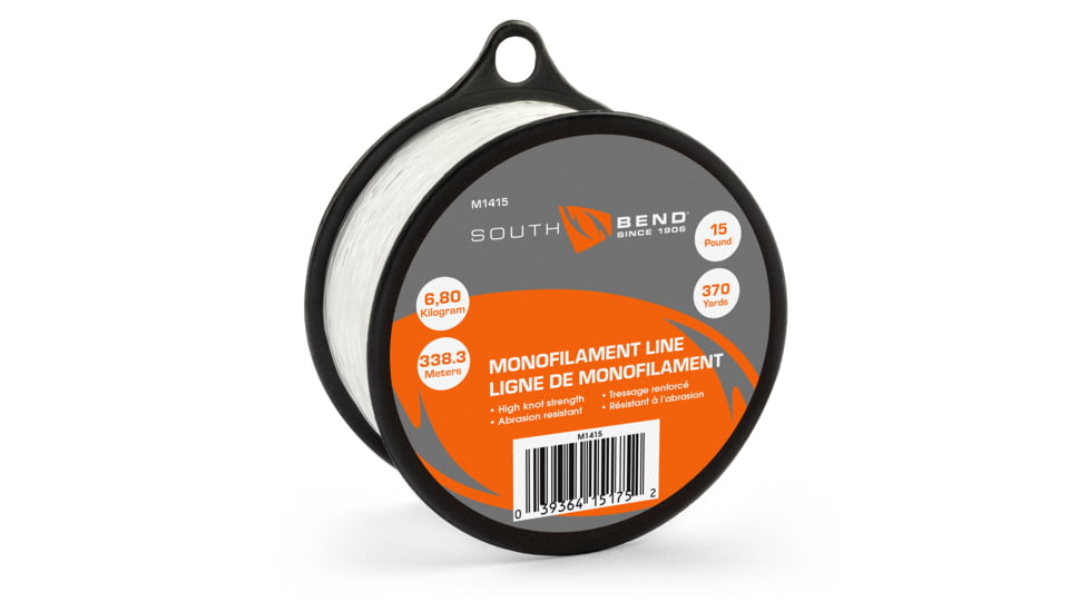 South Bend Mono Fishing Line, 15 lb 370 Yds, M1415