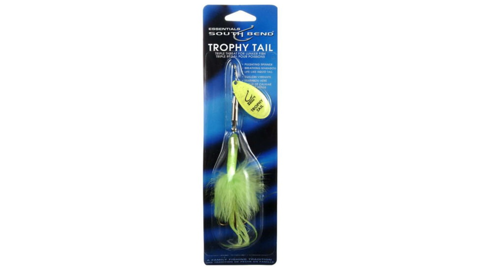 South Bend Small Muskie Tail, Chartreuse/Chartreuse, SRT-CH
