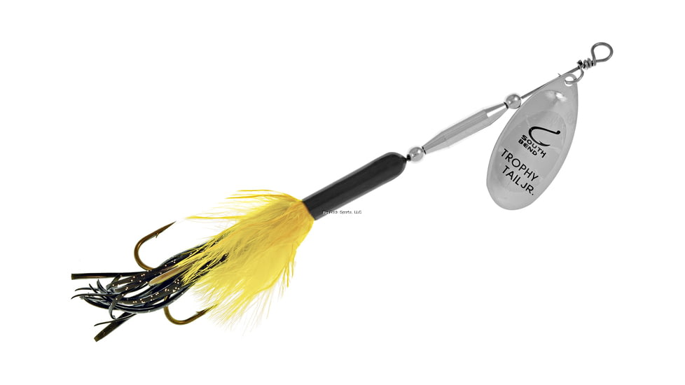 South Bend Small Muskie Tail, Silver/Black, SRT-SYB