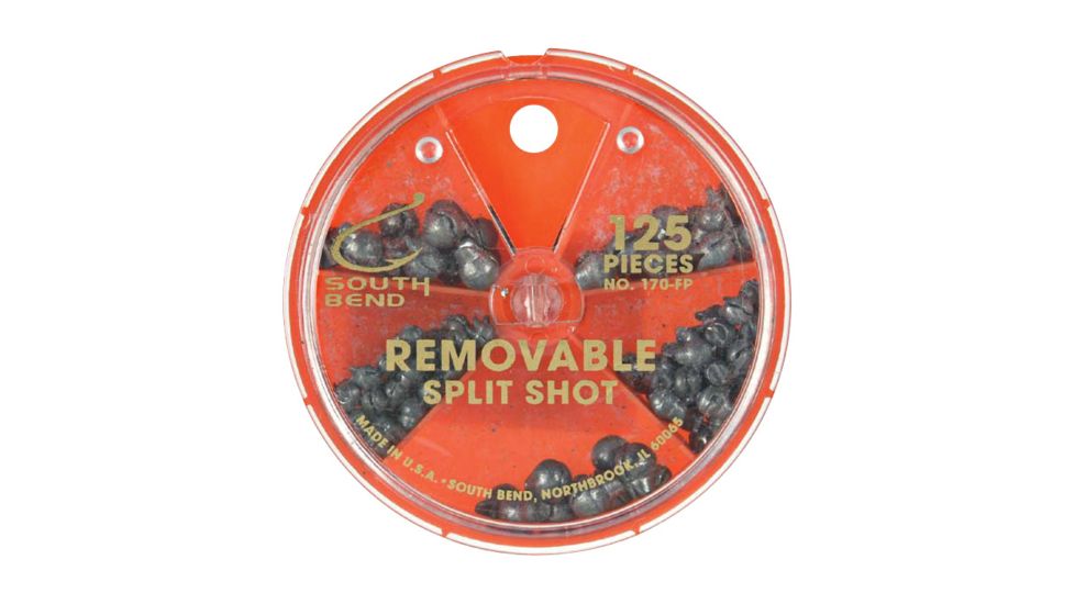 South Bend Split Shot Asst Removeable Lg 170-FP