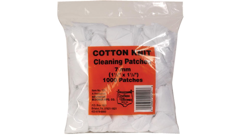 Southern Bloomer 7mm Cleaning Patches 1000/Pack, #121