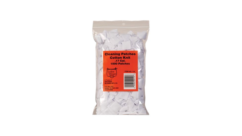 Southern Bloomer Cleaning Patches .17 Caliber 1000 per Pack 119