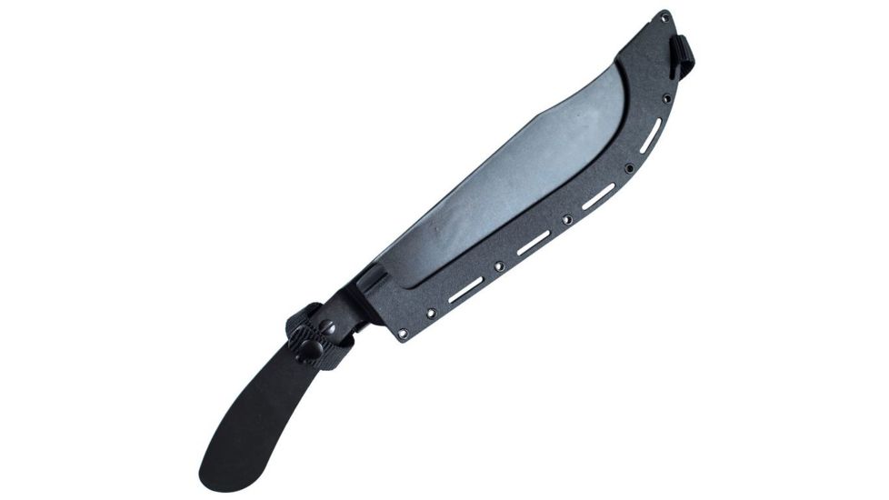 Southern Grind G1 Fixed Blade Machete w/ Black Kydex Sheath, Tumbled Satin Blade/Custom G10 Handle, Overall Length 16.625in SG01070002