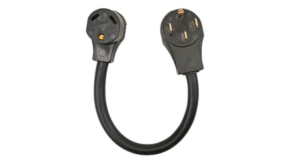 Southwire Surge Guard RV Power Cord Adapter 50A Male To 30A Female 18 10/3 Cord 120V, 50AM30AF18