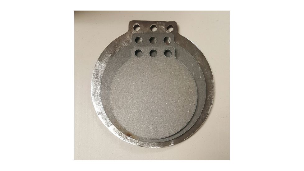 Spartan Armor Systems 1/2 inch AR500 Gong Package, Metal TTM-AR50012-GONG-PKG
