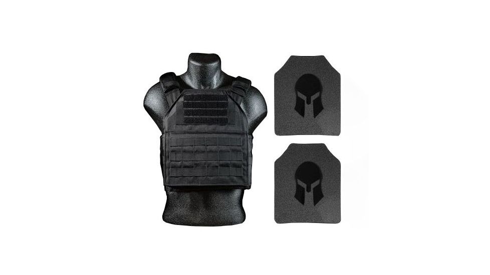 Spartan Armor Systems AR500 Omega Body Armor Bcs Plate Carrier And Body Armor Platform Single Curve, Base Coat, Coyote Tan, Medium-Extra Large SAS-PKG500-BCS-CT-KIT