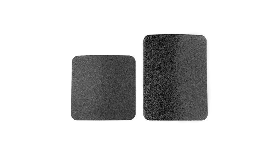 Spartan Armor Systems AR500 Omega Steel Core Body Armor Shooters Cut Set Of Two, Single Curve, Base Coat, Black, 11x14, SAS-AR5001114