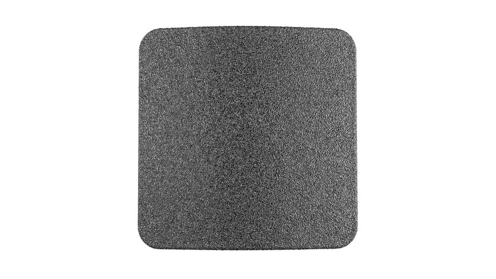 Spartan Armor Systems AR550 Steel Core Body Armor Set Of Two Side Plates, Base Coat, Black, 6x6, SAS-AR55066